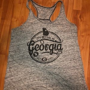 Georgia bulldogs tank top